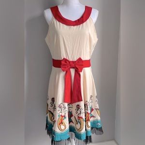 Sourpuss Mermaid Dress size XL. A little wrinkly but only worn once.